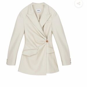 Nanushka Cream Blazer for Women